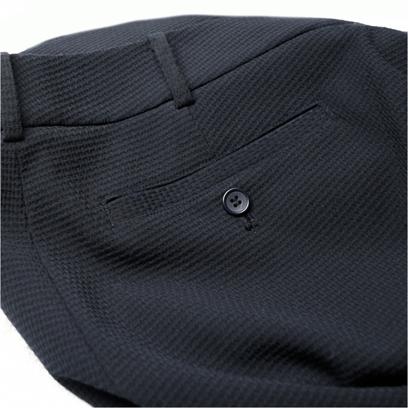 CLUB MONACO Deep Navy Textured Dress Pants - Picture 5 of 9